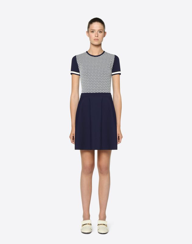 Valentino Women S Dresses Optical Valentino Stretch Viscose Dress