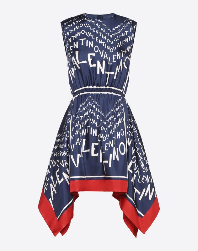Valentino Women S Dresses Valentino Chevron Twill Dress