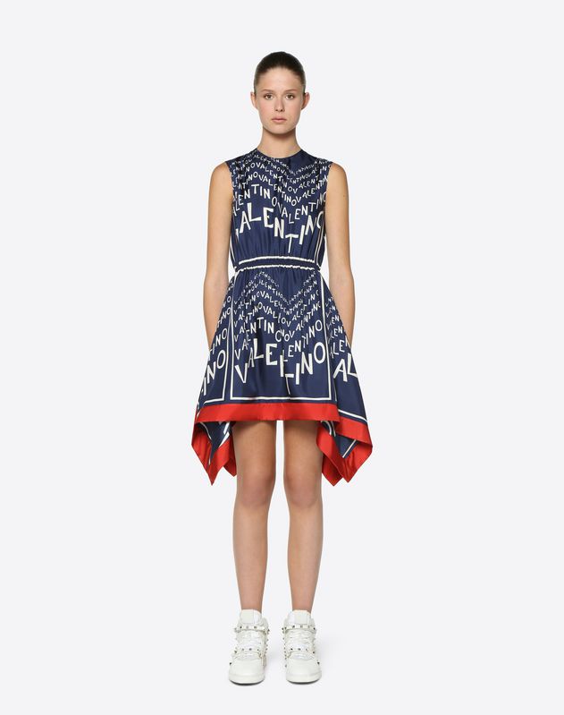 Valentino Women S Dresses Valentino Chevron Twill Dress