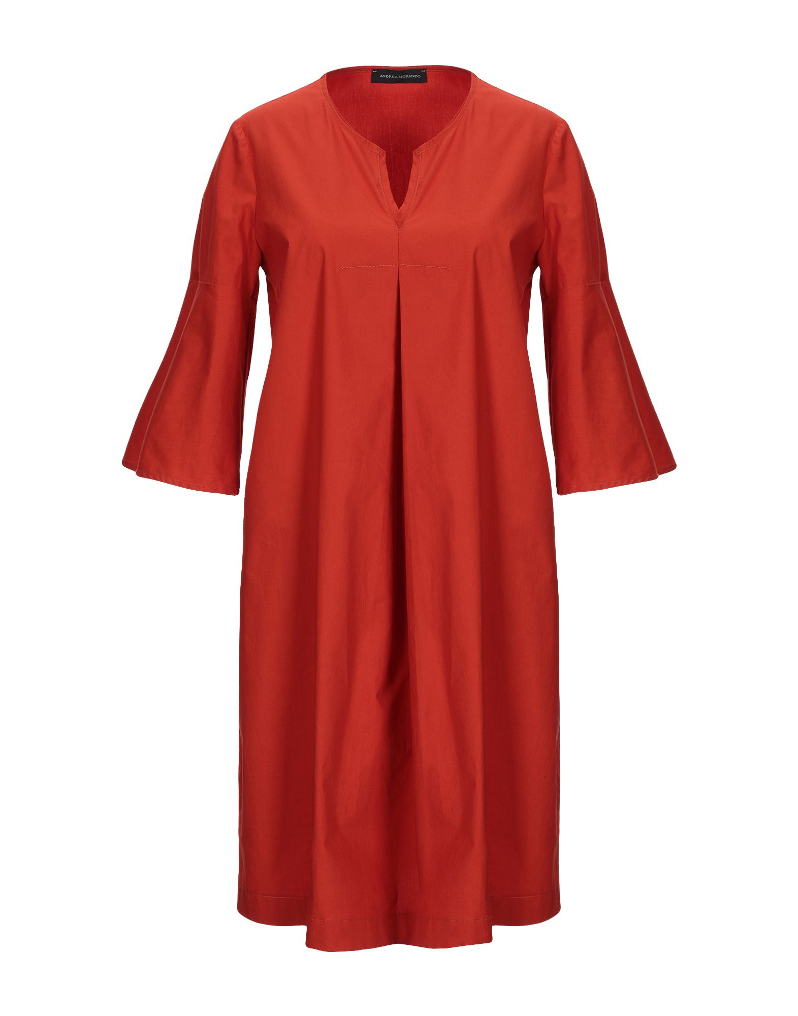 Короткое платье  - Коричневый цвет