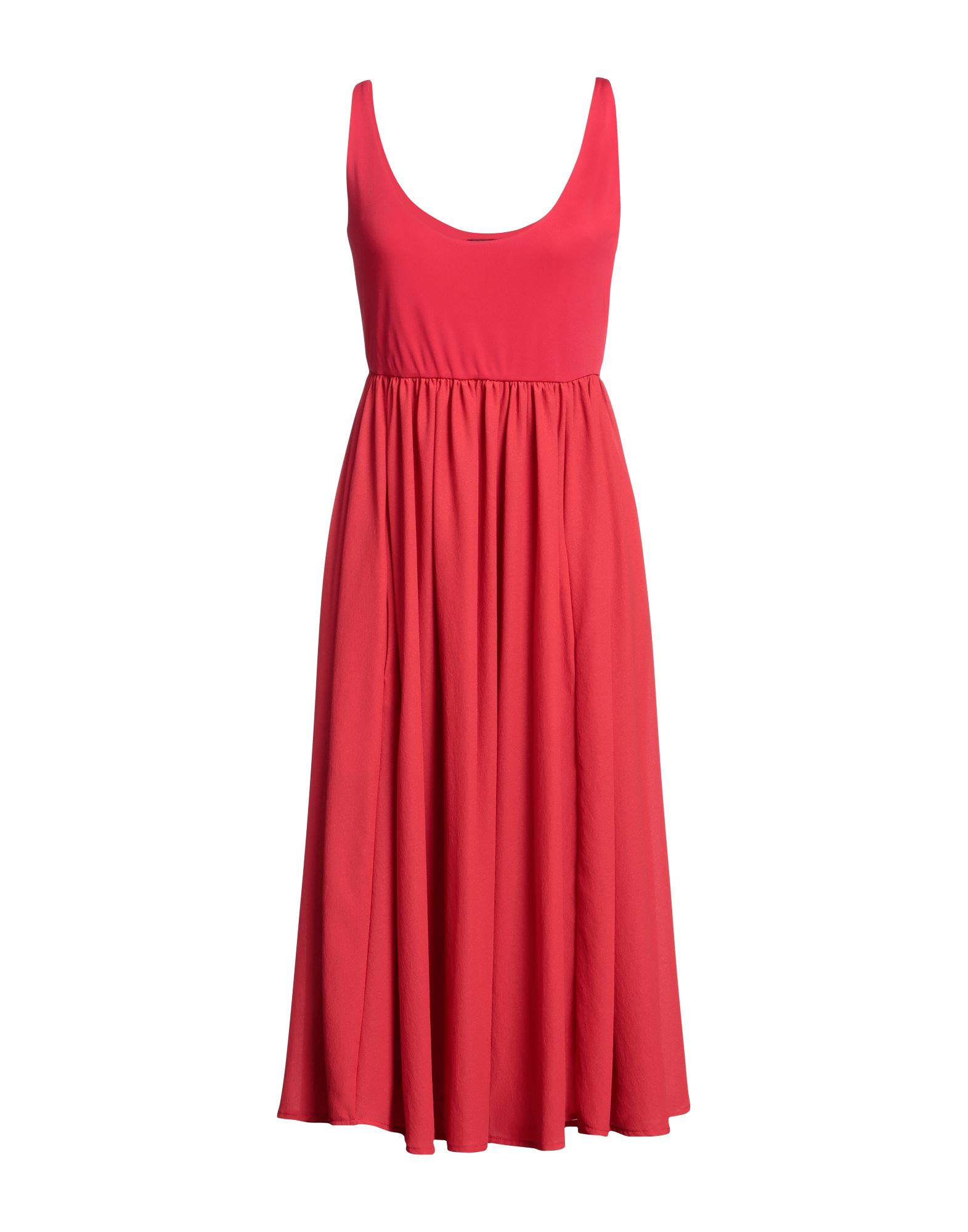 Seventy Sergio Tegon Midi Dresses In Red