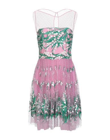 Atos Lombardini Woman Short dress Fuchsia Size 6 Viscose, Polyester