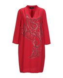 VDP CLUB Damen Kurzes Kleid Farbe Rot Gr��e 5