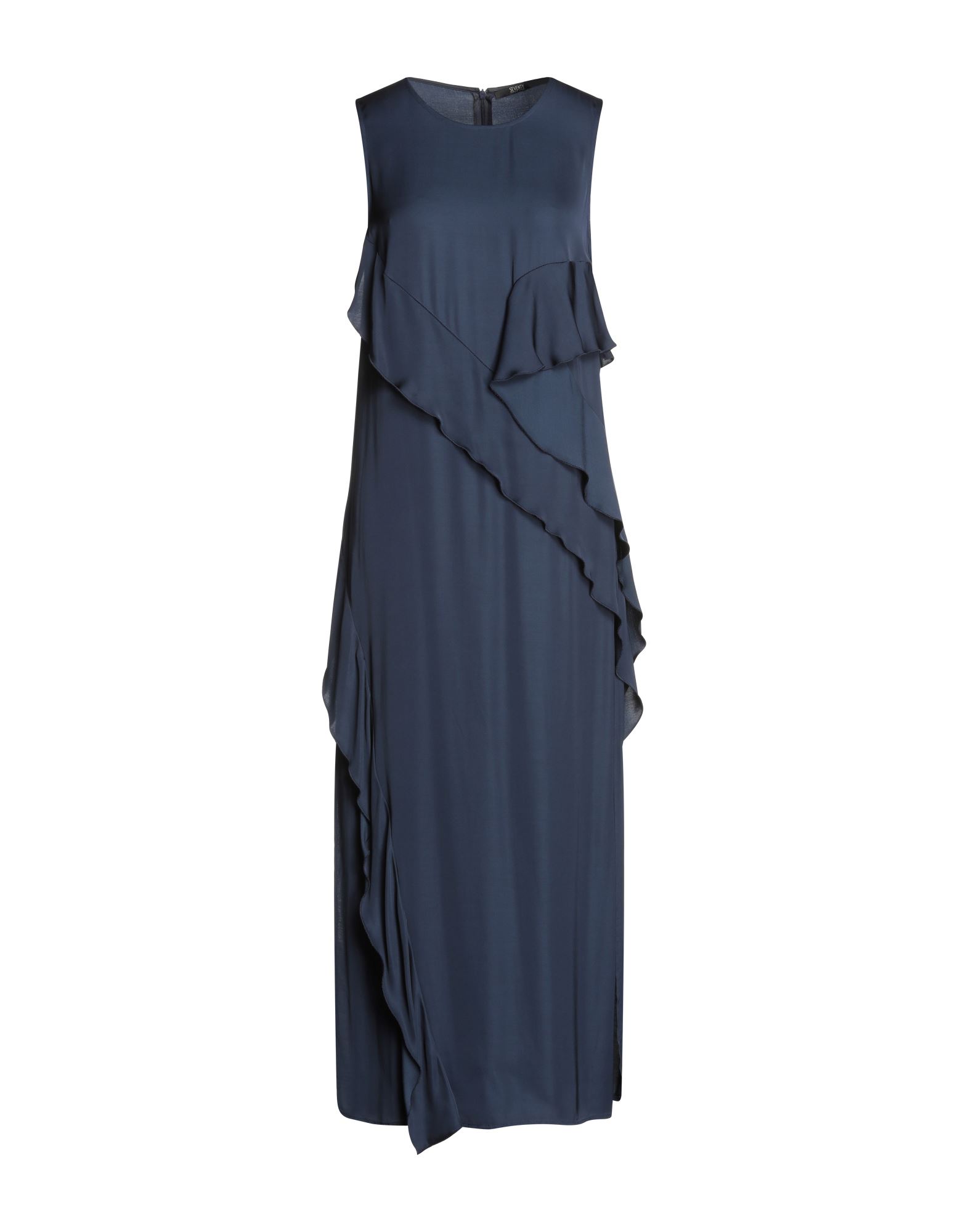 Seventy Sergio Tegon Midi Dresses In Dark Blue