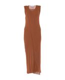 STELLA McCARTNEY Damen Langes Kleid Farbe Braun Gr��e 3