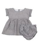 ALETTA M�dchen 0-24 monate Kleid Farbe Grau Gr��e 2