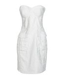 LES BOURDELLES DES GAR�ONS Damen Kurzes Kleid Farbe Wei� Gr��e 4