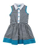 ARMANI JUNIOR M�dchen 3-8 jahre Kleid Farbe Dunkelblau Gr��e 4