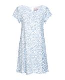 SWEET SECRETS Damen Kurzes Kleid Farbe Himmelblau Größe 4