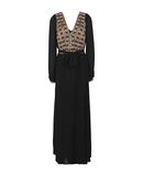 FREE PEOPLE Damen Langes Kleid Farbe Schwarz Gr��e 3