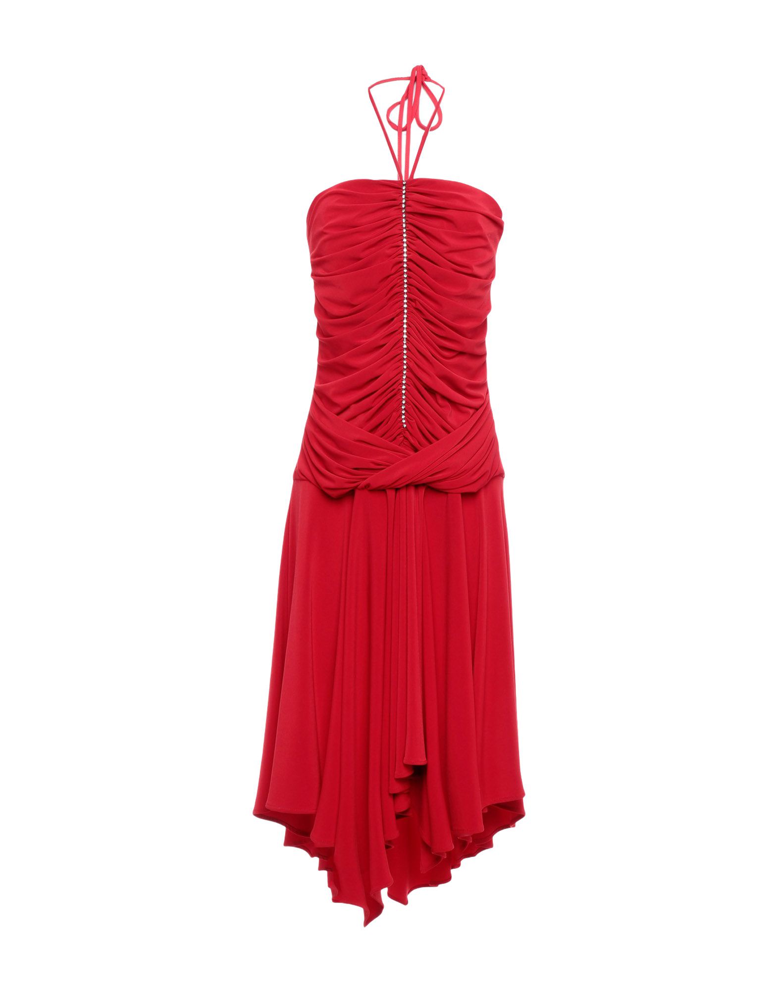 Платье до колена  - Красный цвет