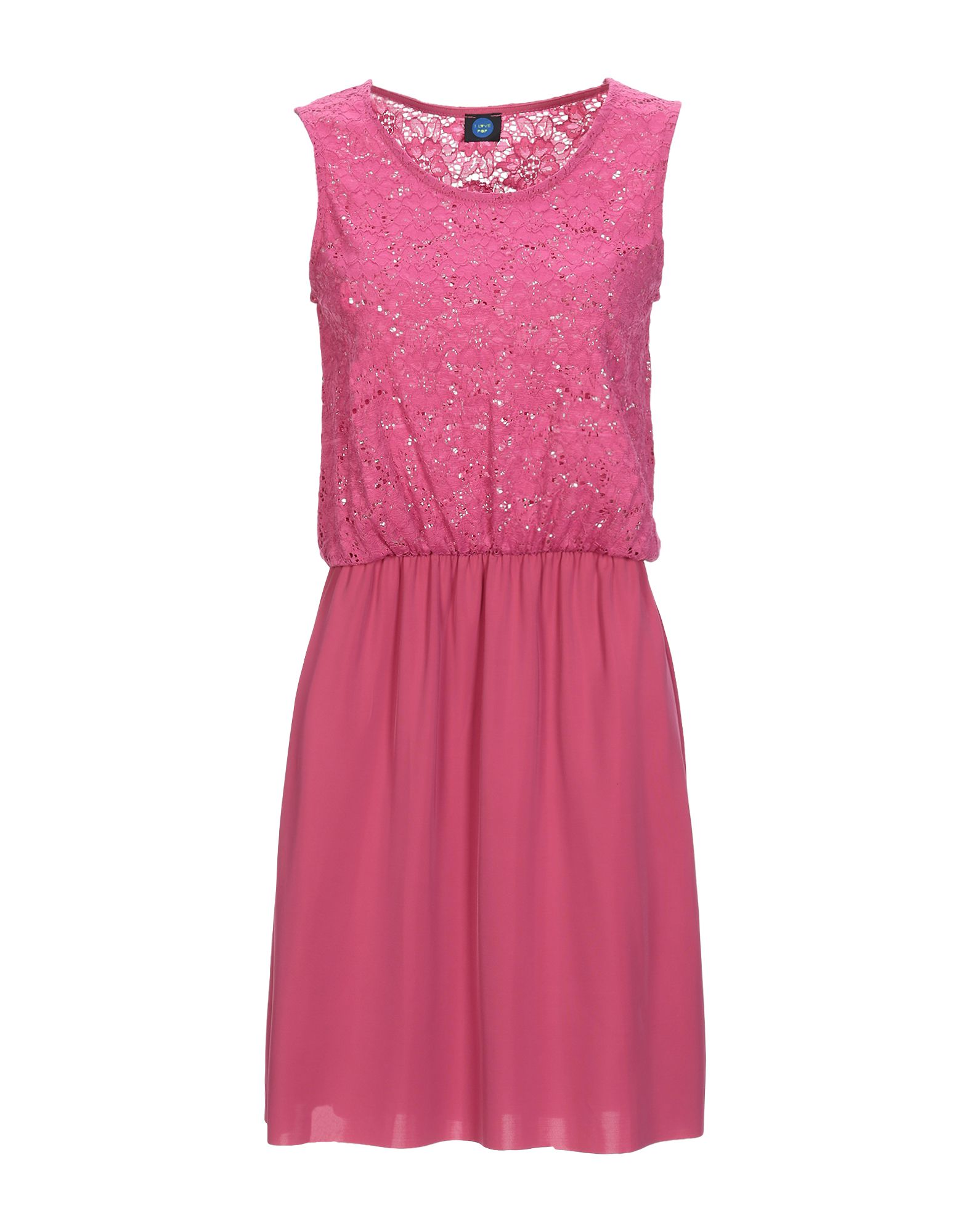 Короткое платье  - Розовый,Синий цвет