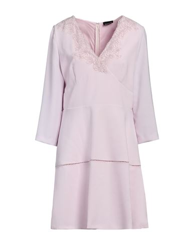 Shop Ermanno Di Ermanno Scervino Woman Mini Dress Pink Size 12 Polyester