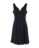DKNY Damen Knielanges Kleid Farbe Dunkelblau Gr��e 3