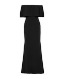 BADGLEY MISCHKA Damen Langes Kleid Farbe Schwarz Größe 2