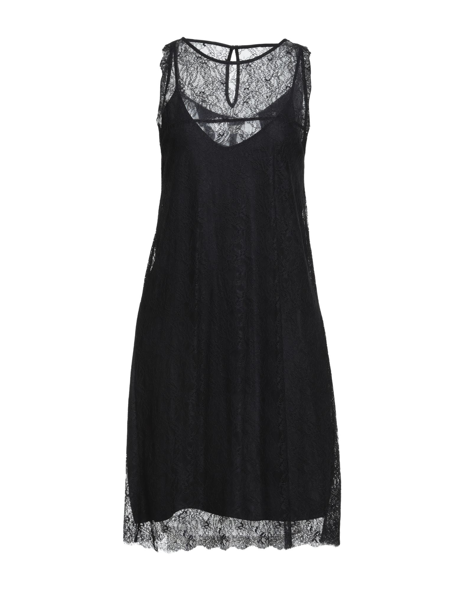Alpha Studio Midi Dresses In Steel Grey