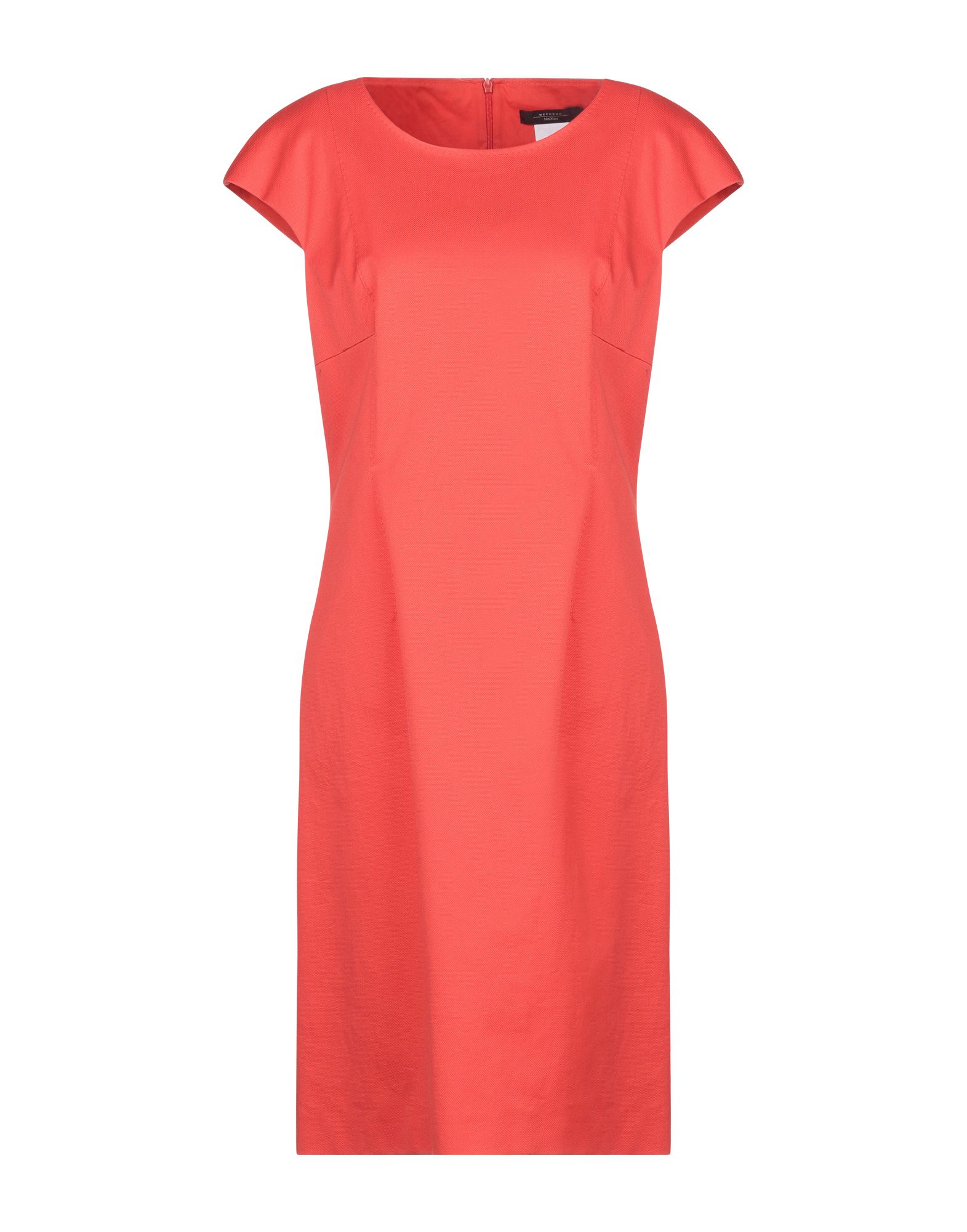 Coral Knee Length Dress