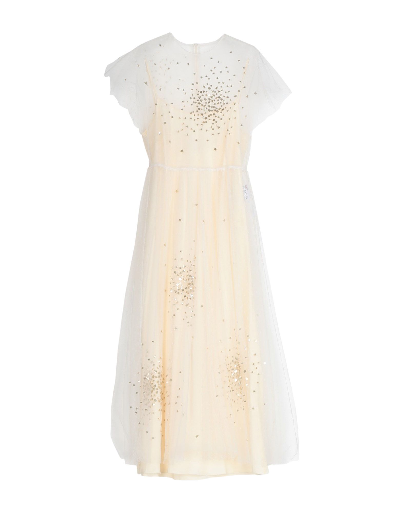 Red Valentino Long Dress In White