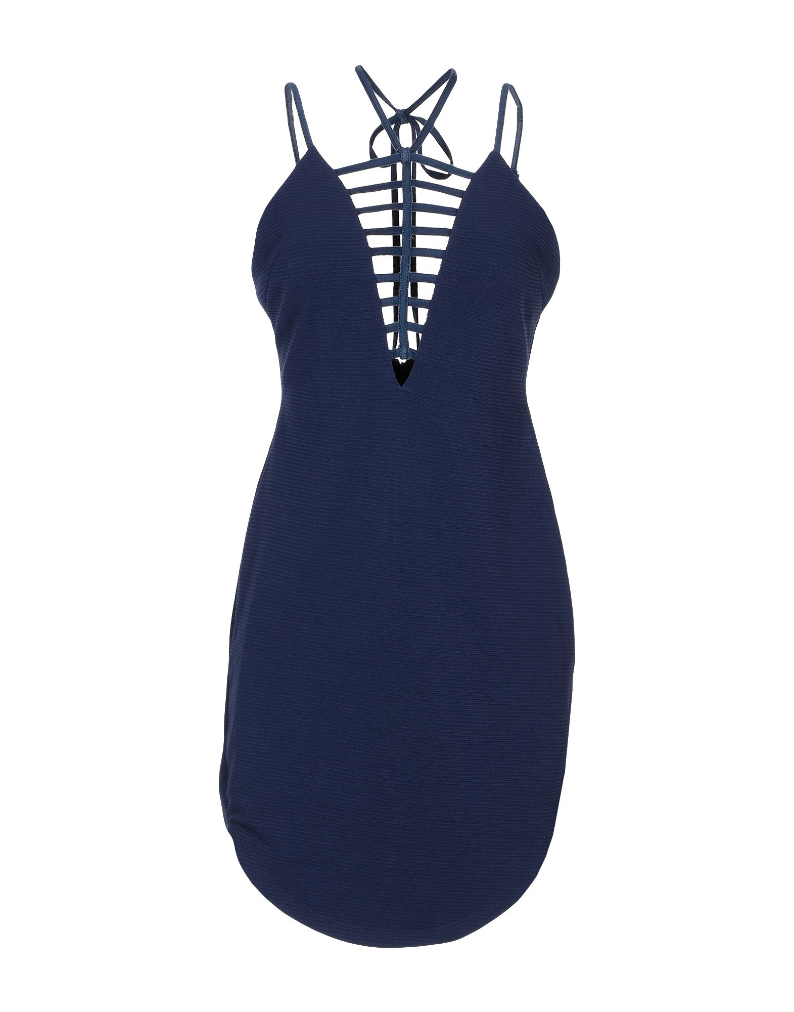 Короткое платье  - Синий цвет