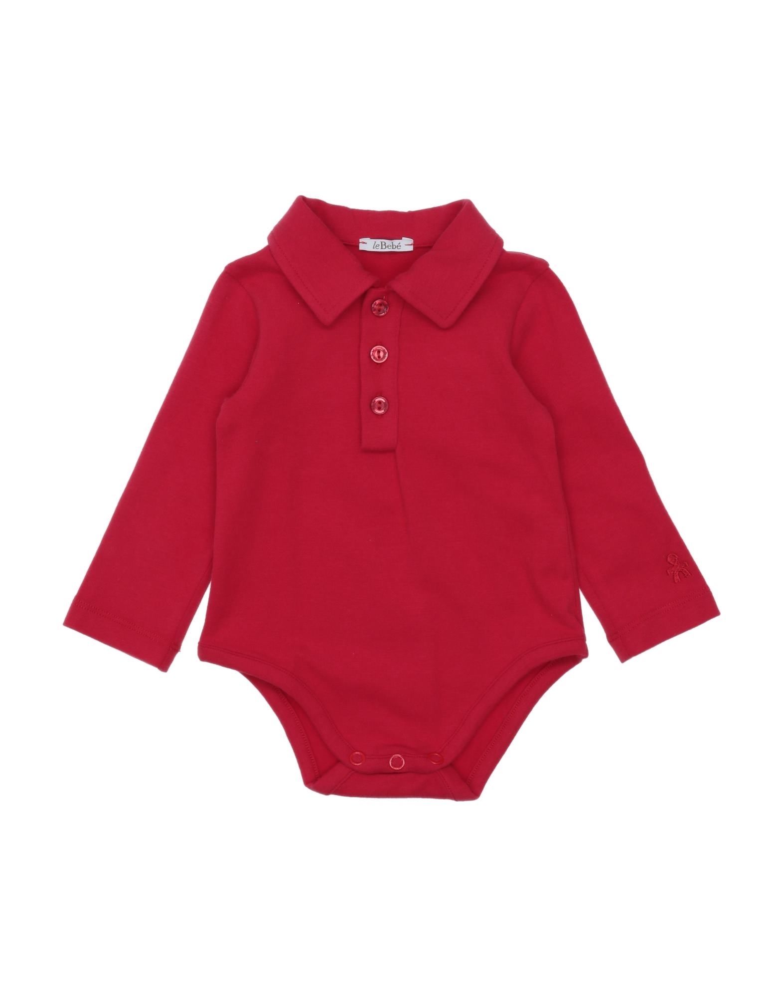 Le Bebé Kids' Bodysuits In Red