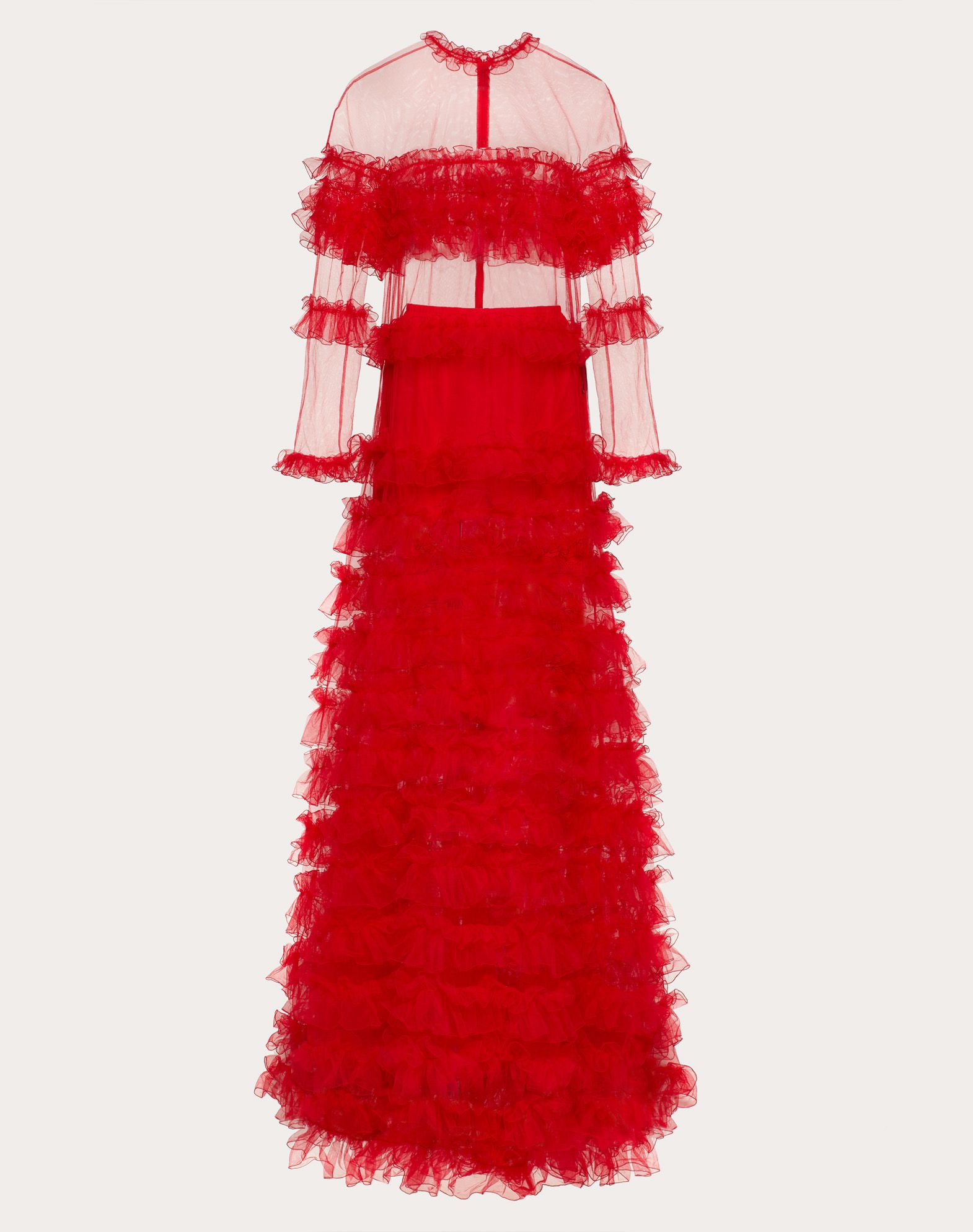 maison valentino red dress