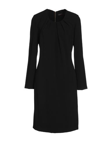 Woman Mini dress Black Size 8 Viscose, Polyamide, Elastane