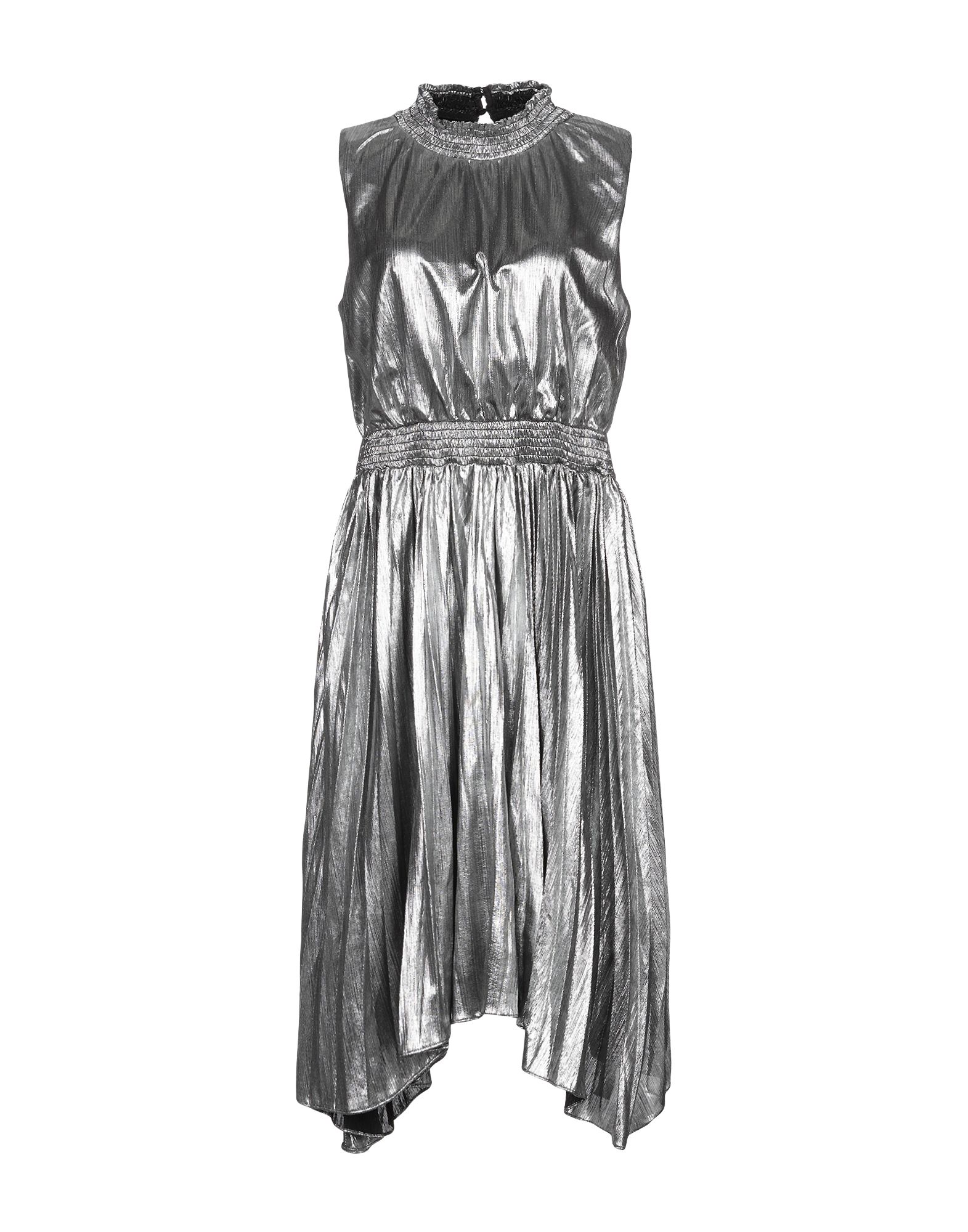 Платье до колена  - Серый цвет