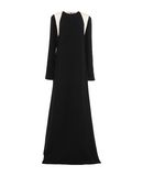 MARIOS SCHWAB Damen Langes Kleid Farbe Schwarz Gre 2