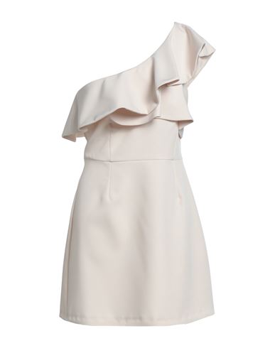 Twenty Easy By Kaos Woman Mini Dress Cream Size 10 Polyester, Elastane In White
