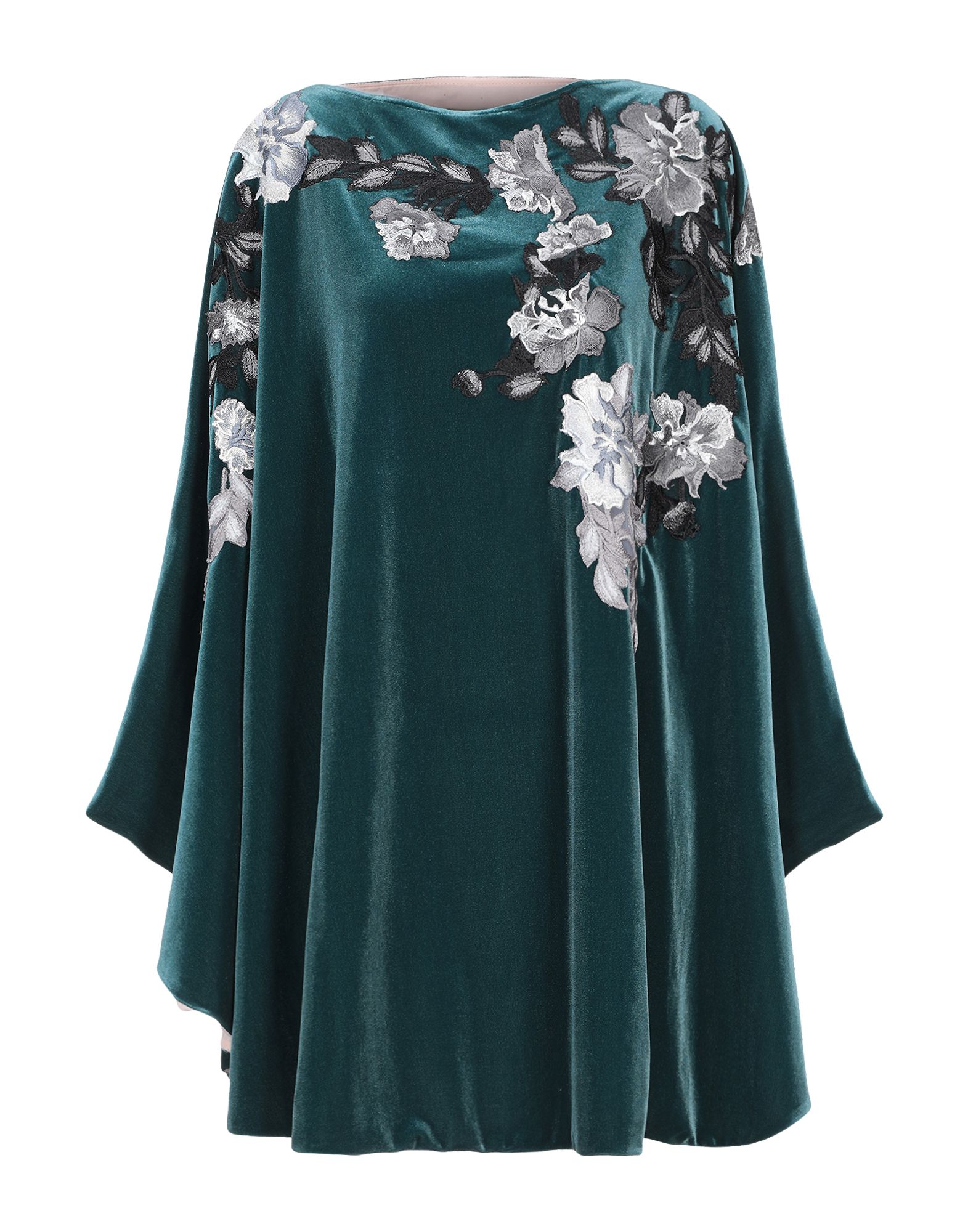 Короткое платье  - Зеленый цвет