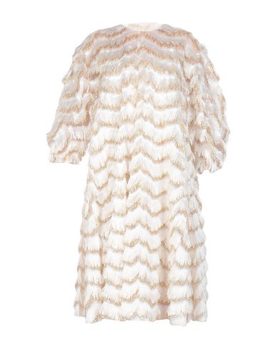 Dolce&Gabbana Vestido midi Mujer Blanco 32,34 Mujer