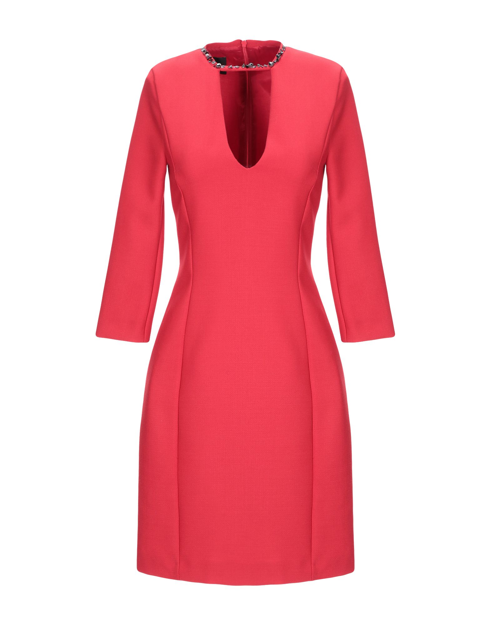 Pinko Short Dresses In Red