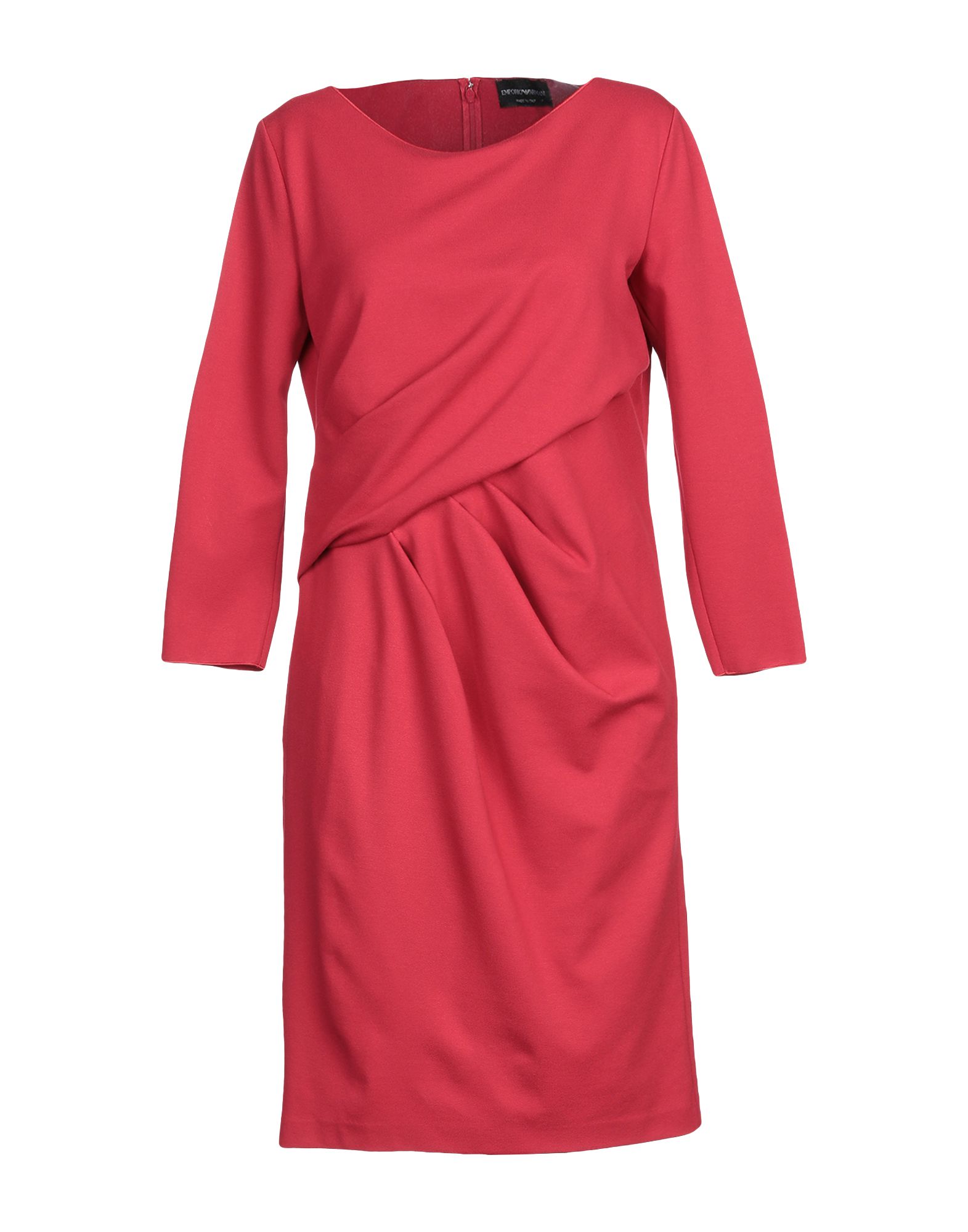 Emporio Armani Knee-length Dress In Red | ModeSens