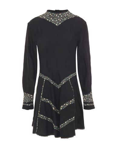 Isabel Marant Woman Mini Dress Black Size 4 Flax, Silk