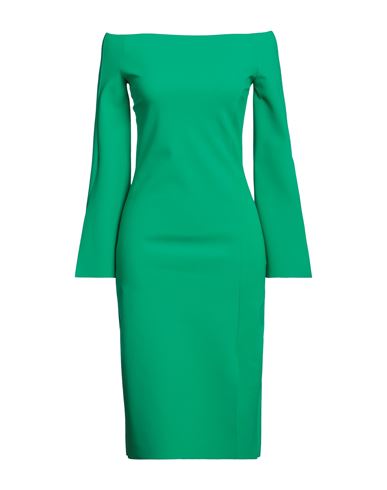 Chiara Boni La Petite Robe Woman Midi Dress Green Size 6 Polyamide, Elastane