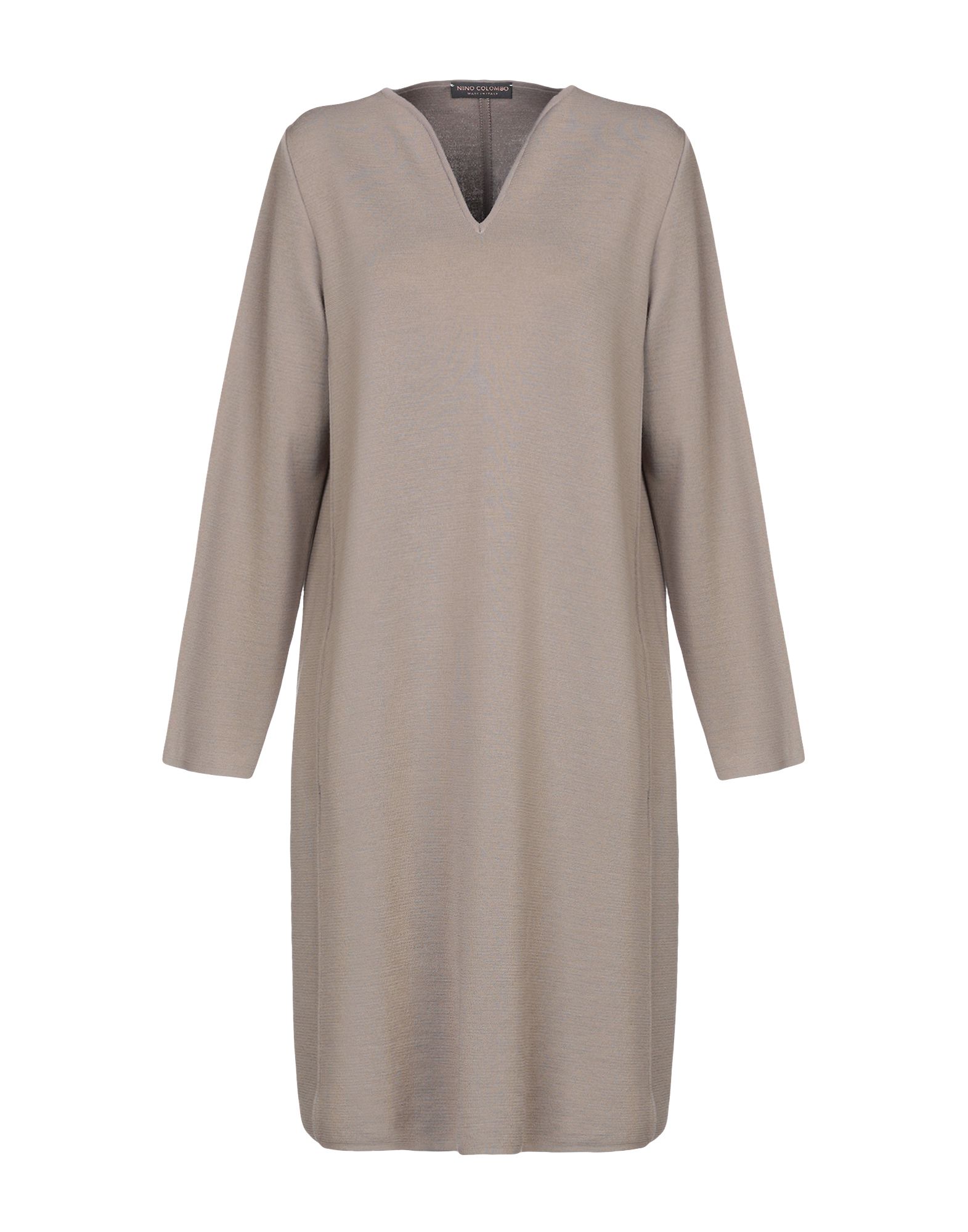 Короткое платье  - Серый цвет