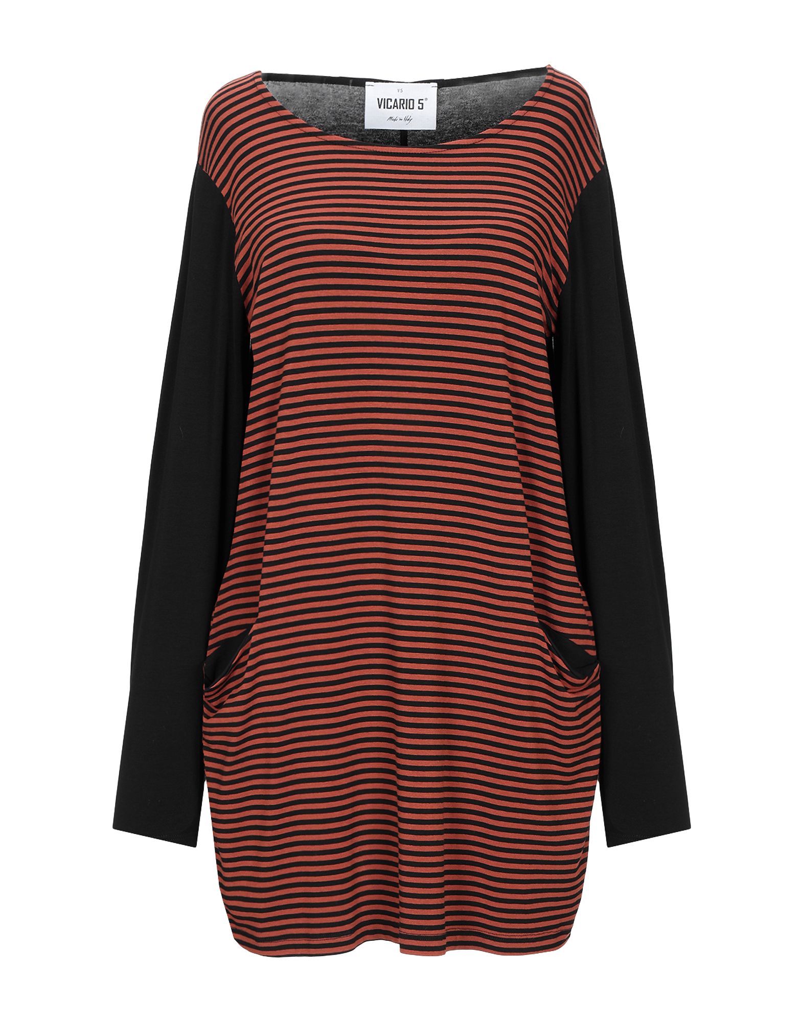 Короткое платье  - Коричневый цвет