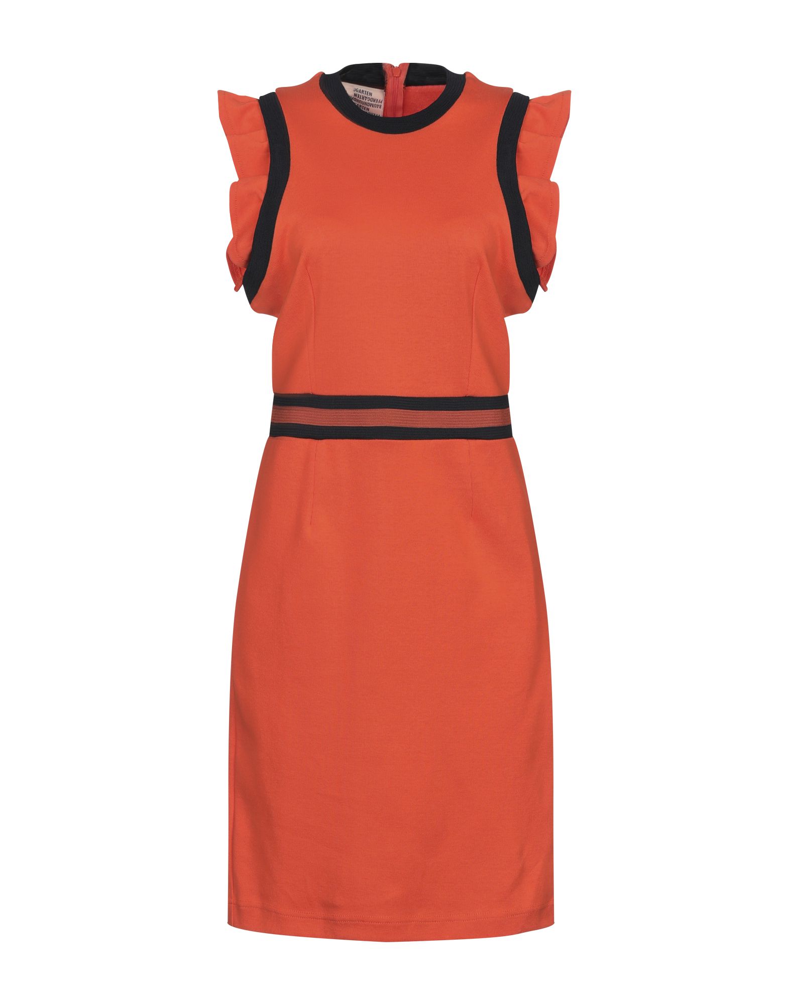 Платье до колена  - Оранжевый цвет