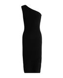 AUTUMN CASHMERE Damen Knielanges Kleid Farbe Schwarz Größe 4
