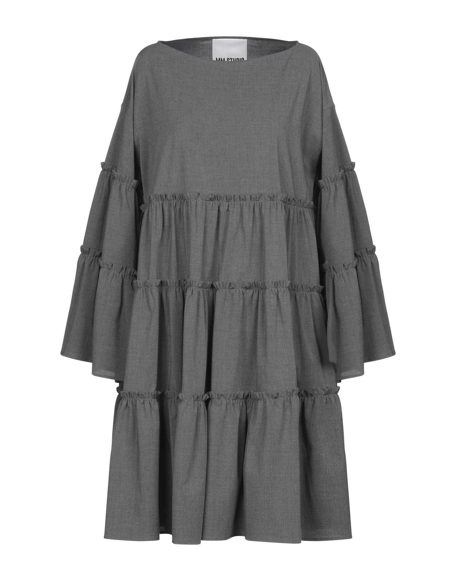 Платье до колена  - Серый цвет