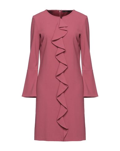Woman Mini dress Garnet Size 4 Polyester, Viscose, Elastane