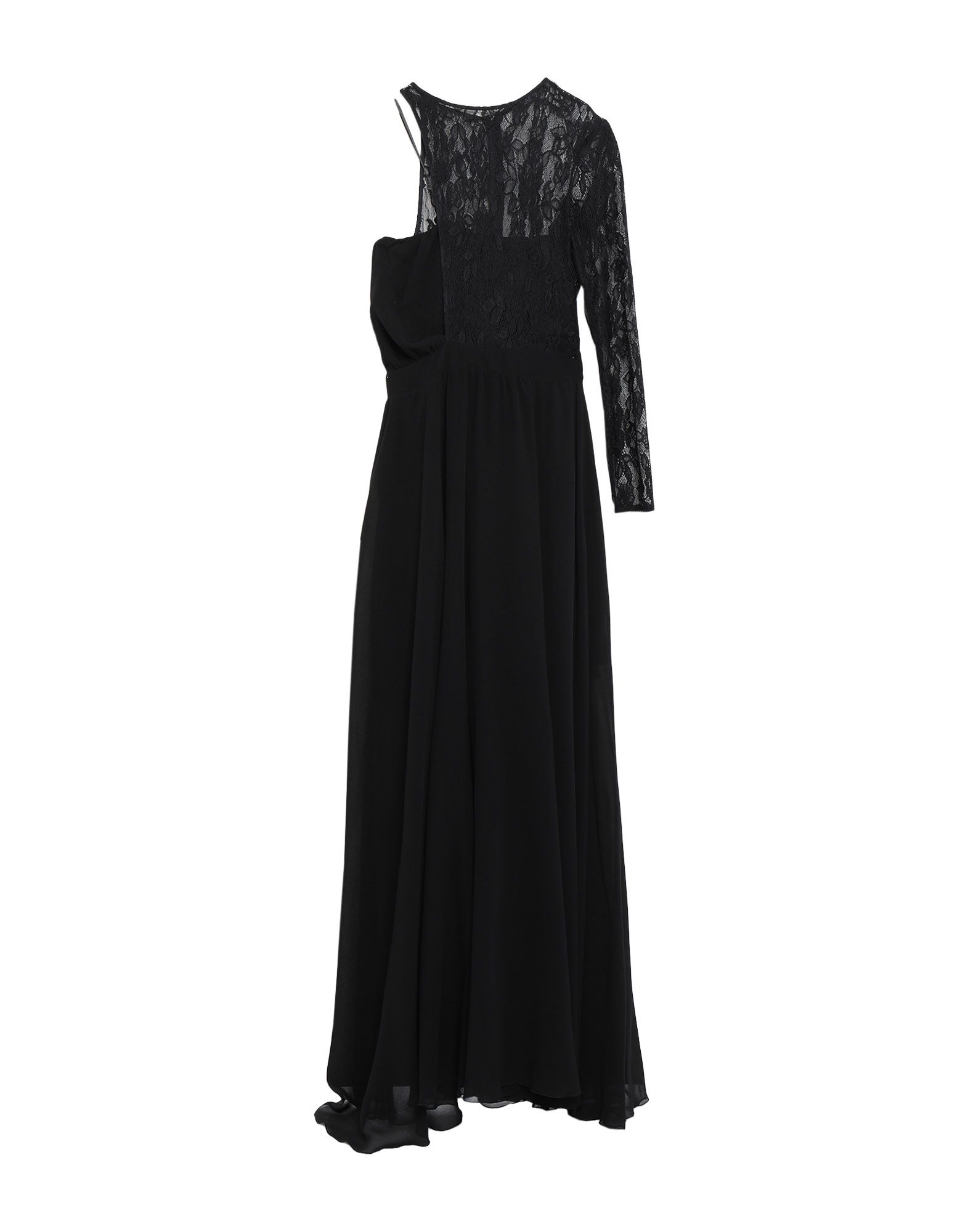 Длинное платье  - Черный цвет