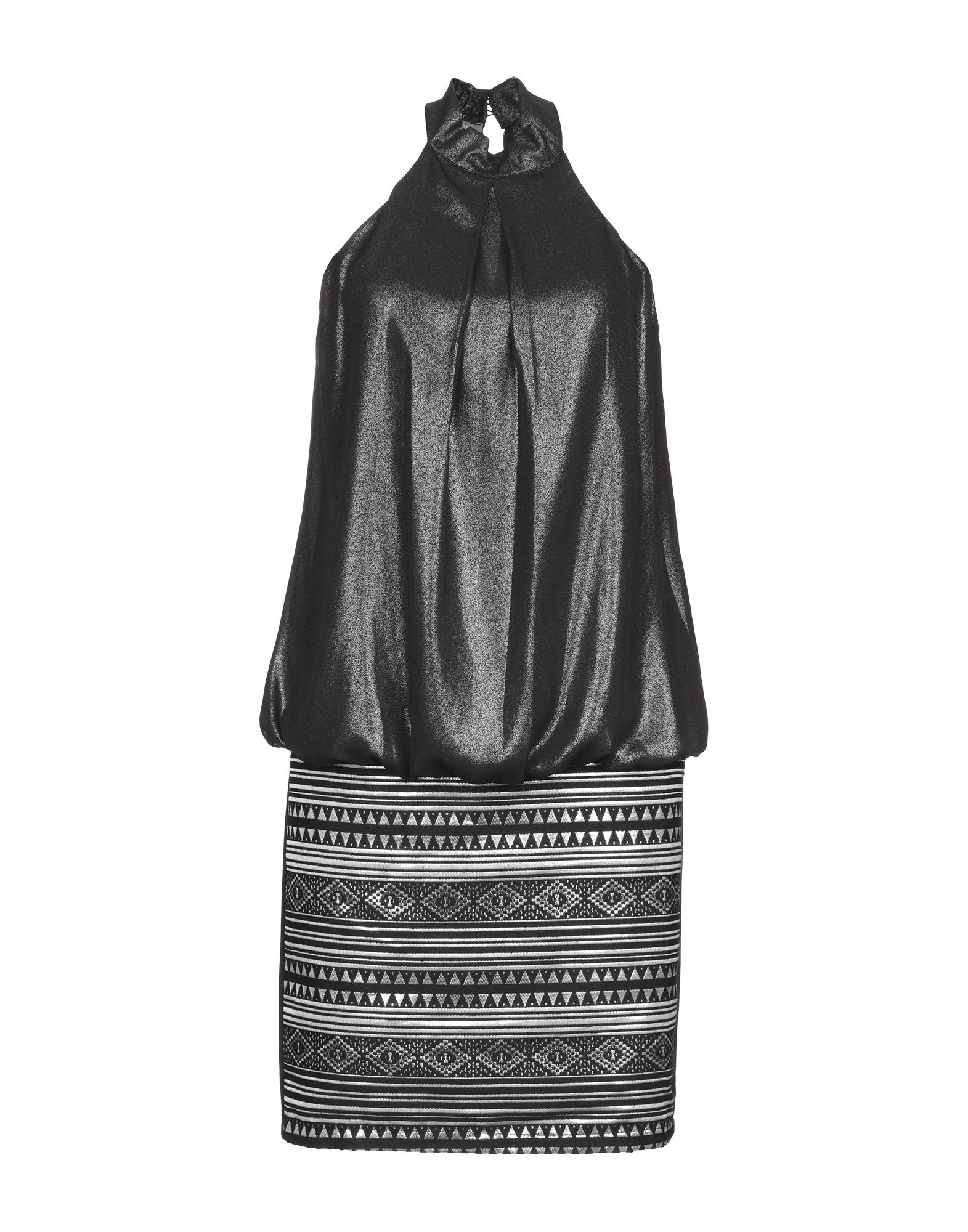 Короткое платье  - Серый цвет