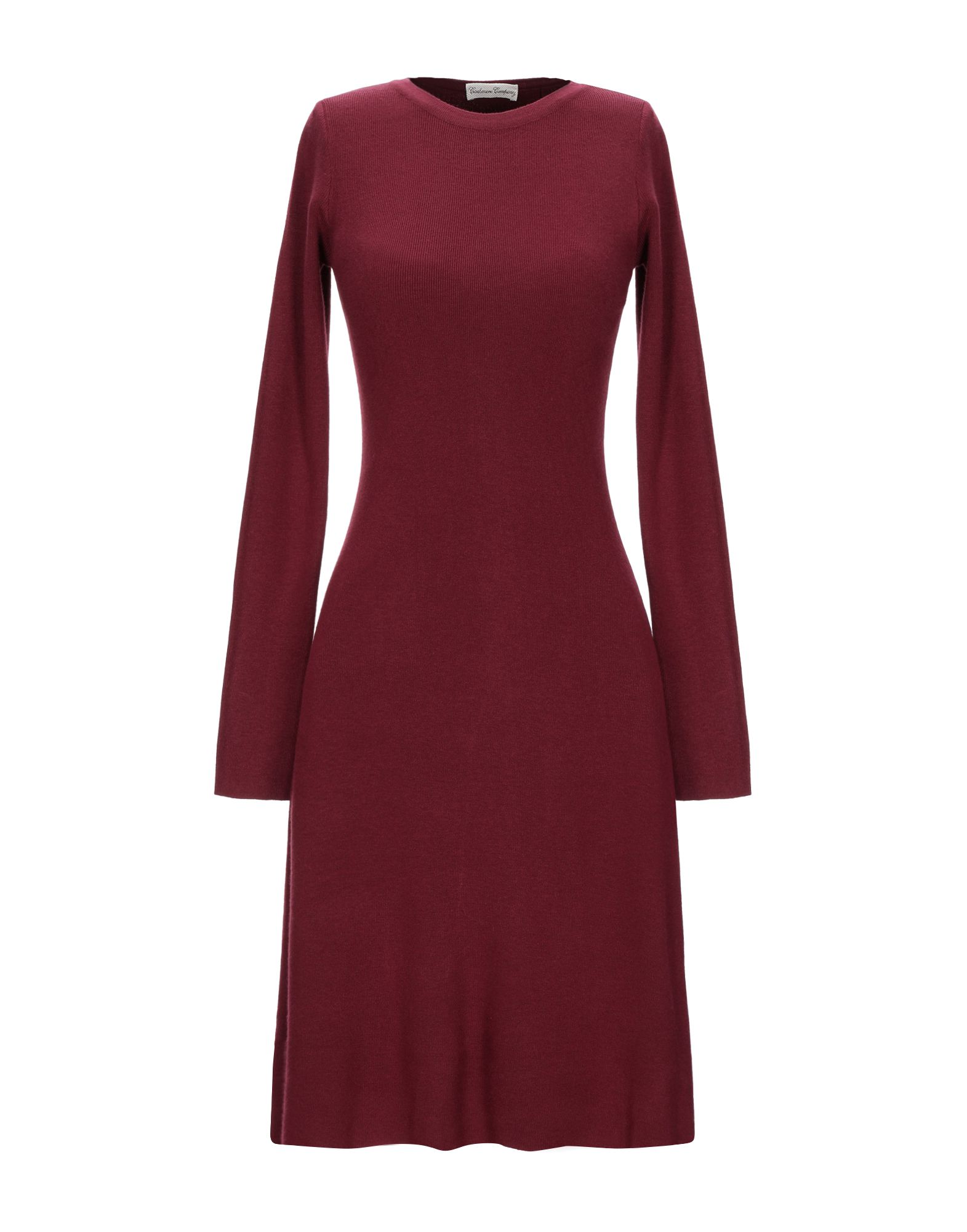 Cashmere Company Short Dresses In Red