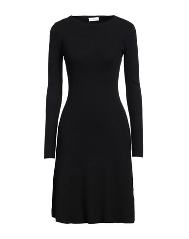 Woman Mini dress Grey Size 12 Wool, Cashmere, Nylon, Elastane