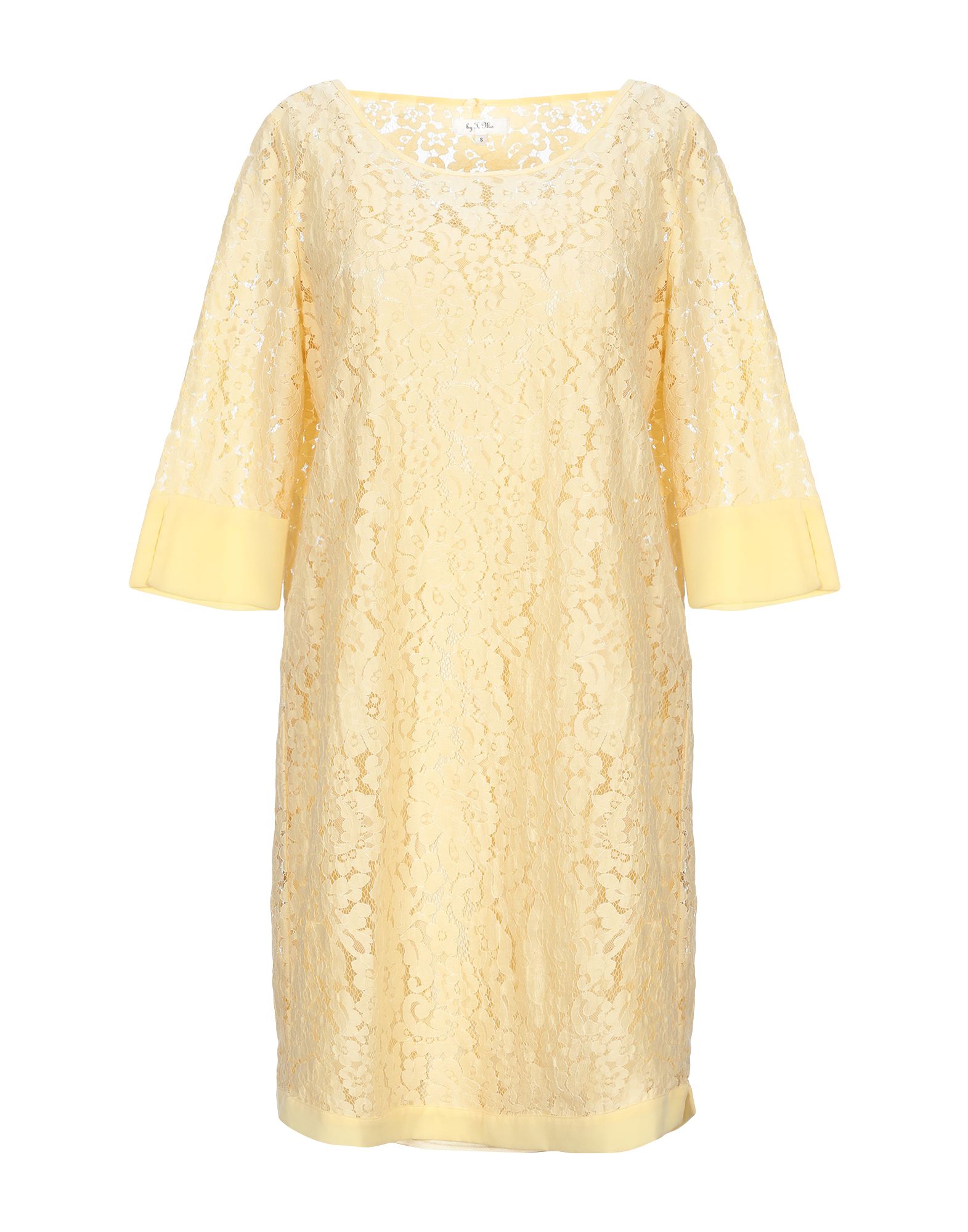 Короткое платье  - Светло-желтый цвет