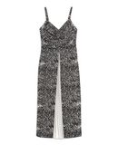 TOPSHOP Damen Langes Kleid Farbe Schwarz Gre 2
