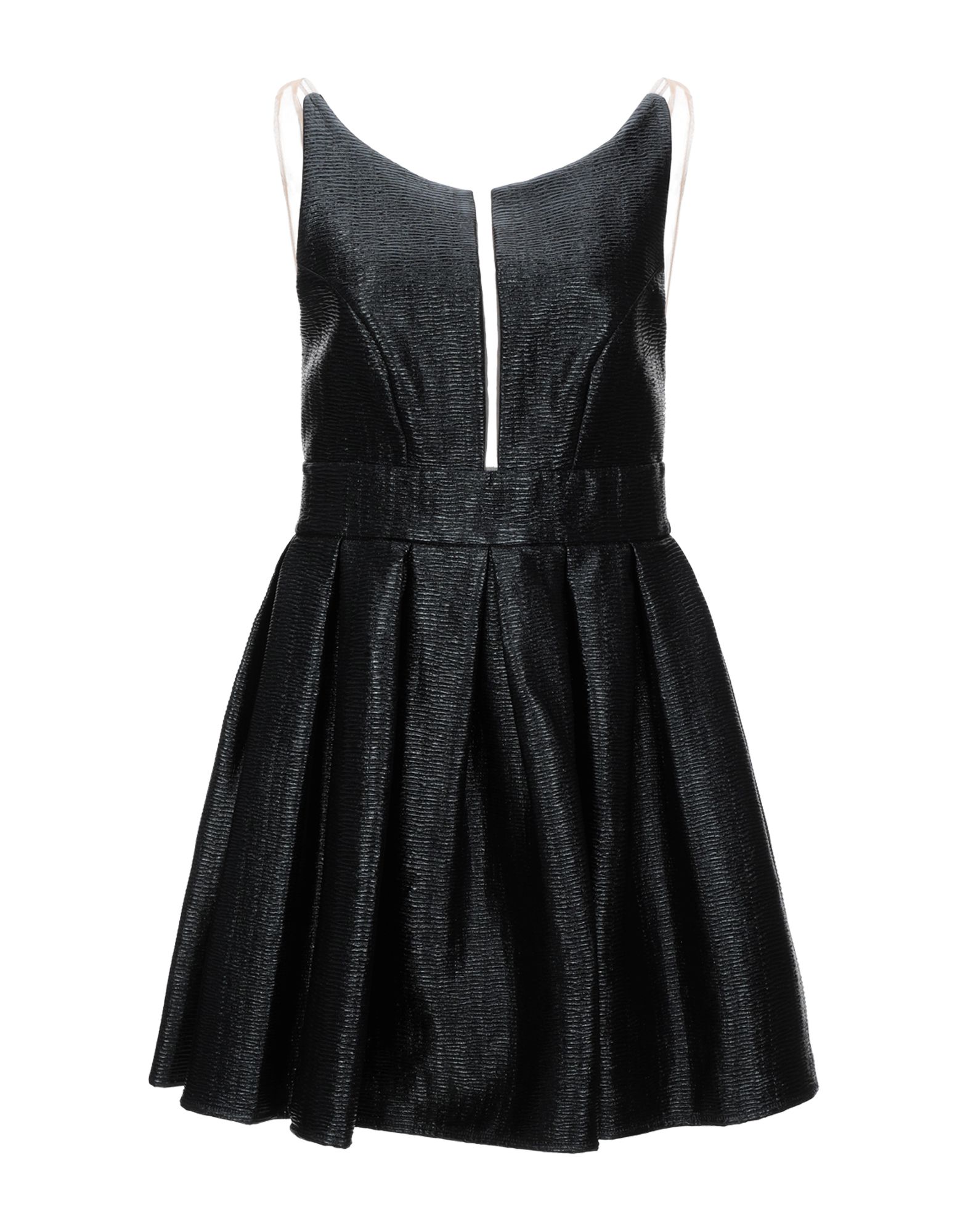 Короткое платье  - Черный цвет