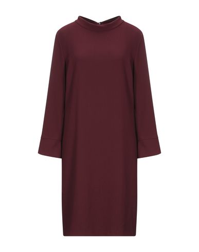 Woman Mini dress Burgundy Size S Polyester, Elastane