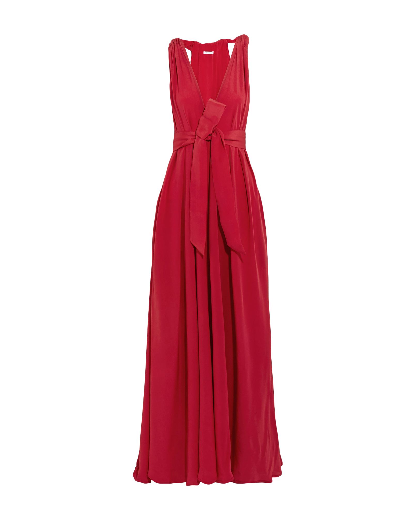 Длинное платье  - Красный цвет